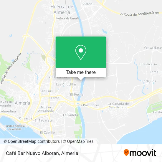 Café Bar Nuevo Alboran map