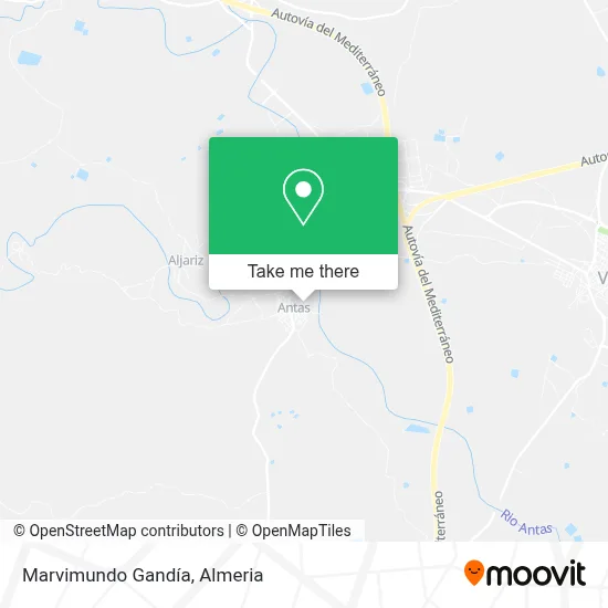 Marvimundo Gandía map