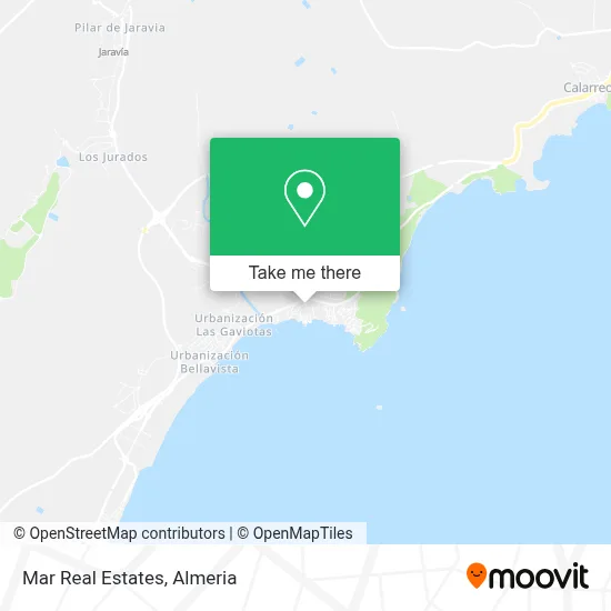 Mar Real Estates map