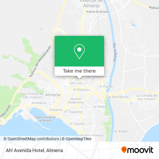 Ah! Avenida Hotel map