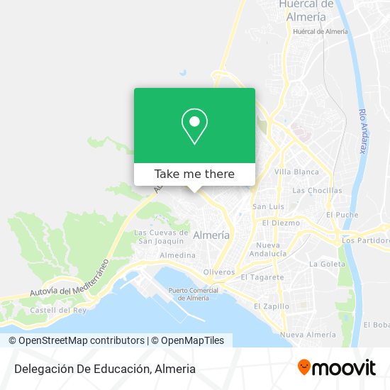 Delegación De Educación map