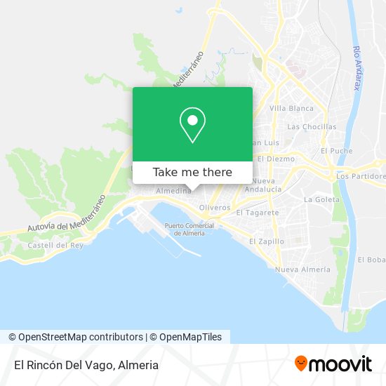 El Rincón Del Vago map