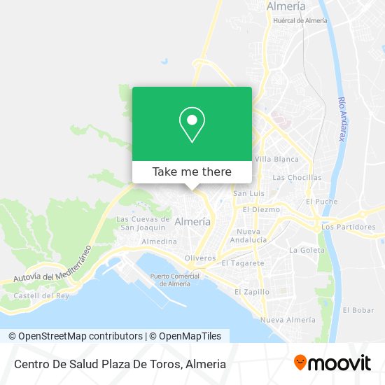 Centro De Salud Plaza De Toros map
