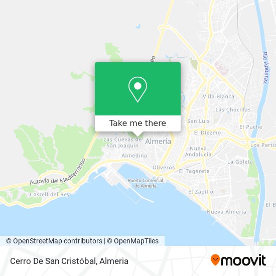 mapa Cerro De San Cristóbal