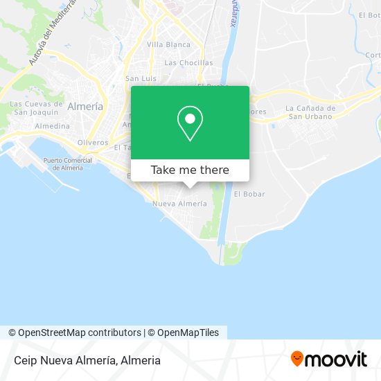 mapa Ceip Nueva Almería