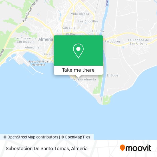 Subestación De Santo Tomás map
