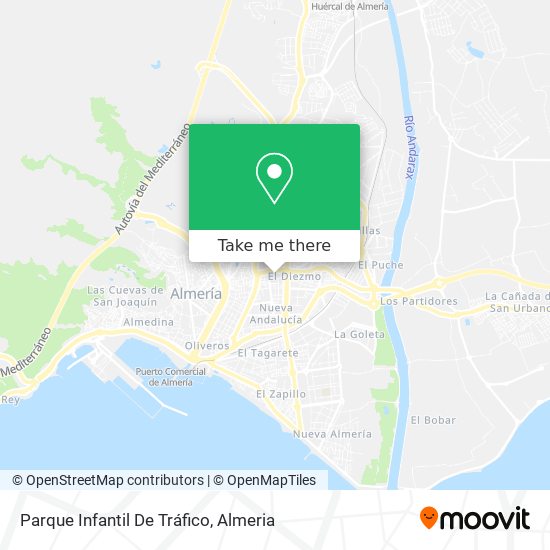 Parque Infantil De Tráfico map