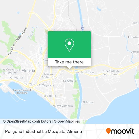 Polígono Industrial La Mezquita map