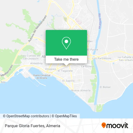 Parque Gloria Fuertes map