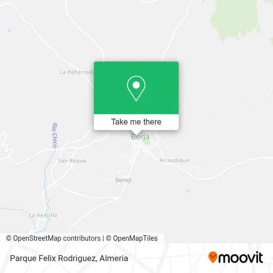 Parque Felix Rodriguez map