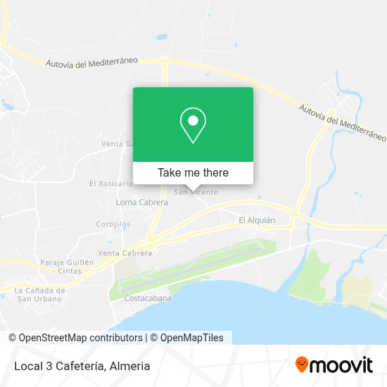 Local 3 Cafetería map