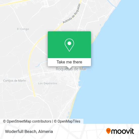 Woderfull Beach map