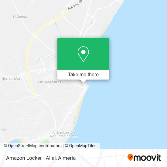 Amazon Locker - Allal map