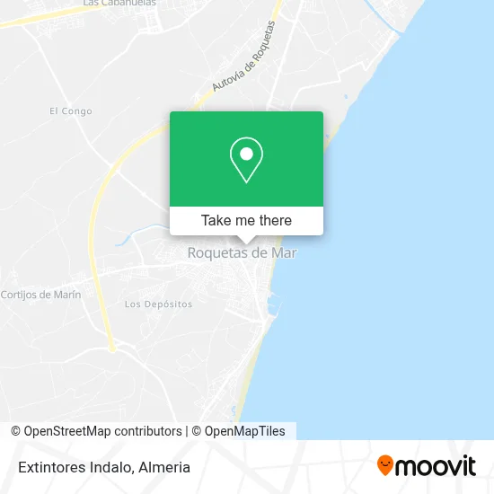 Extintores Indalo map