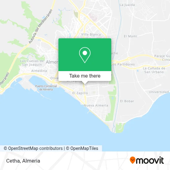 Cetha map