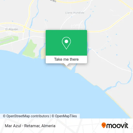 Mar Azul - Retamar map