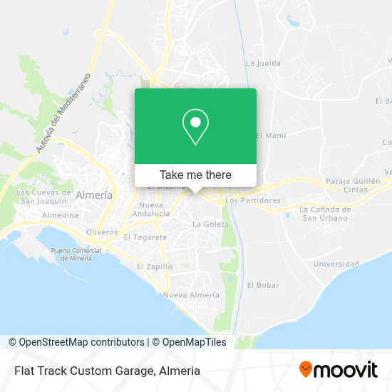 Flat Track Custom Garage map