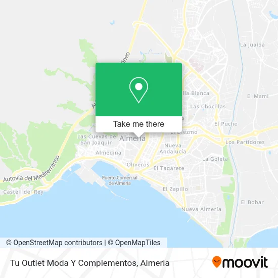 Tu Outlet Moda Y Complementos map