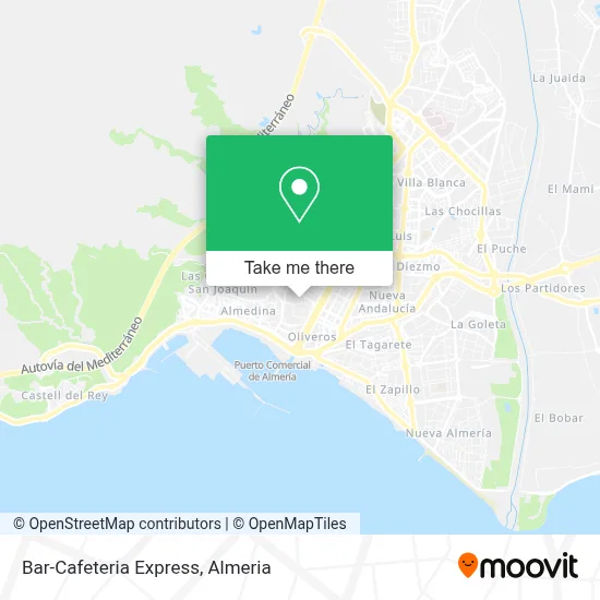 Bar-Cafeteria Express map