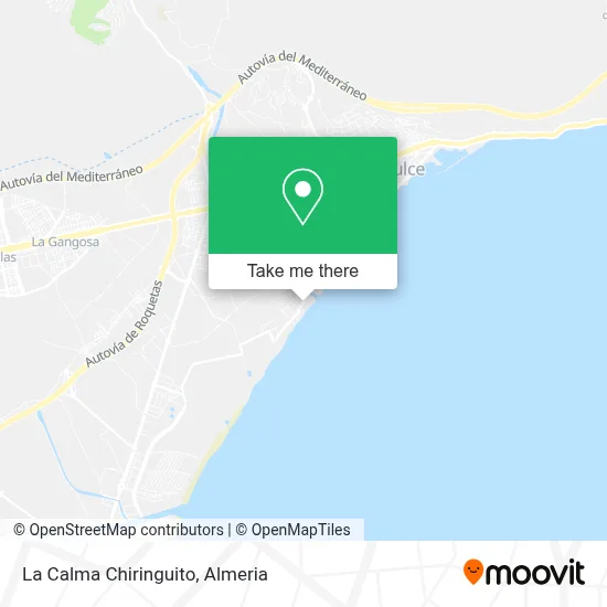 La Calma Chiringuito map