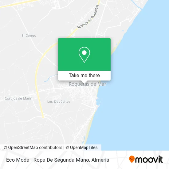 Eco Moda - Ropa De Segunda Mano map