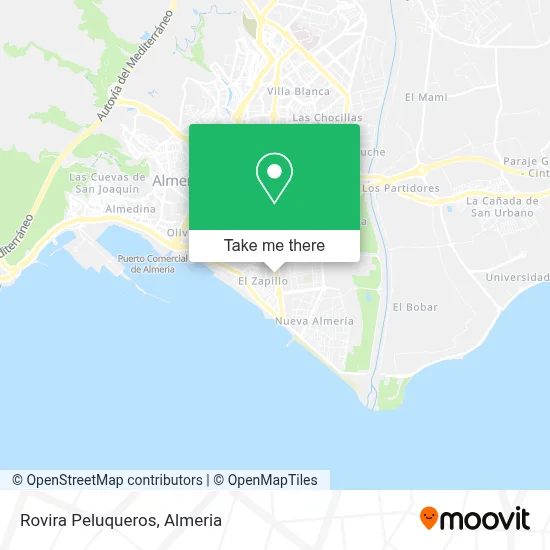 Rovira Peluqueros map