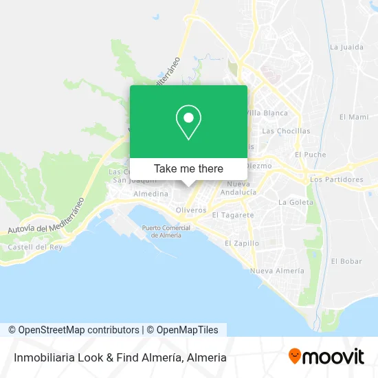 Inmobiliaria Look & Find Almería map