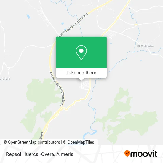 Repsol Huercal-Overa map
