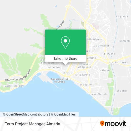 Terra Project Manager map