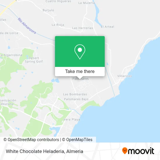 White Chocolate Heladeria map