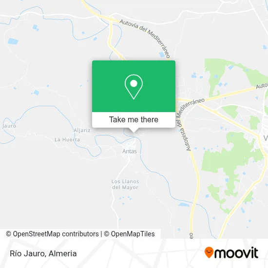 Río Jauro map