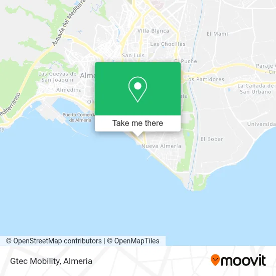 Gtec Mobility map