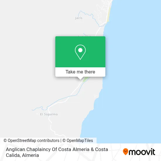 Anglican Chaplaincy Of Costa Almeria & Costa Calida map
