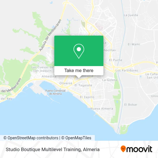 Studio Boutique Multilevel Training map