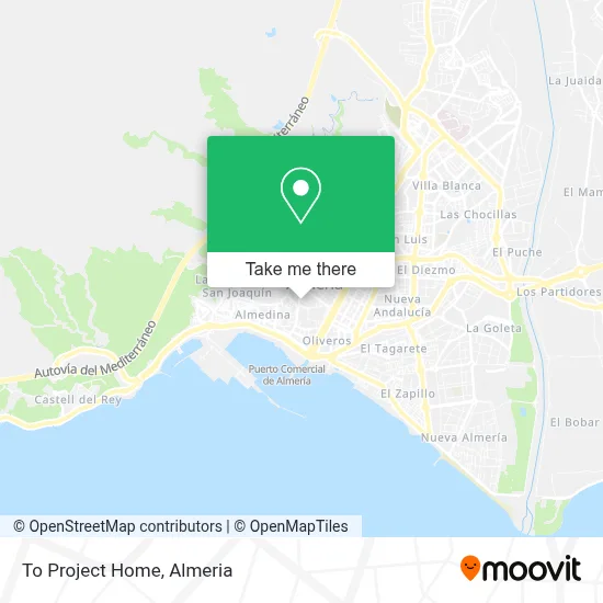 To Project Home map