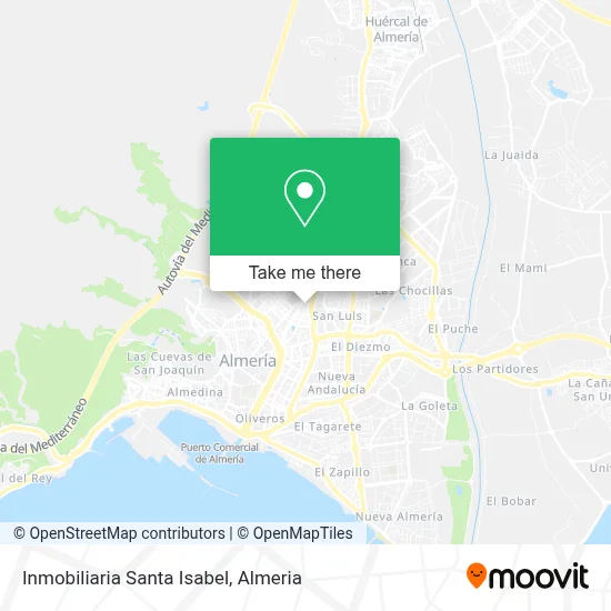Inmobiliaria Santa Isabel map
