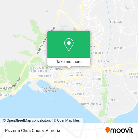 Pizzeria Chus Chusa map