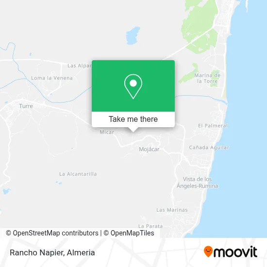 Rancho Napier map