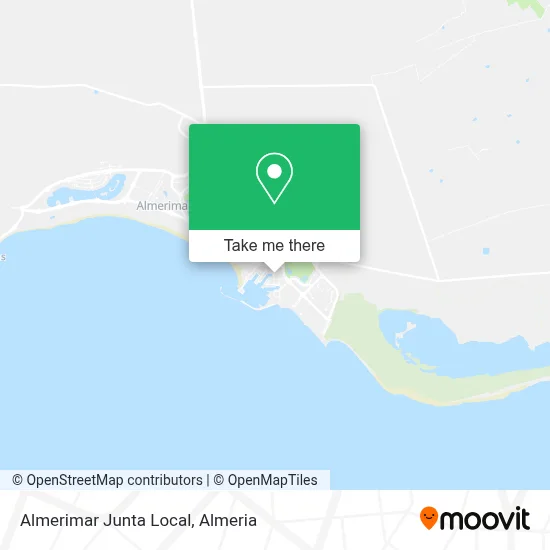 Almerimar Junta Local map