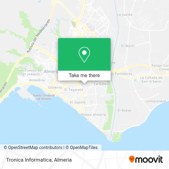 Tronica Informatica map
