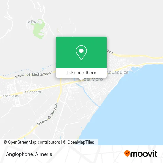 Anglophone map