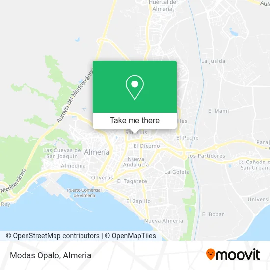 Modas Opalo map