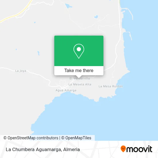 La Chumbera Aguamarga map