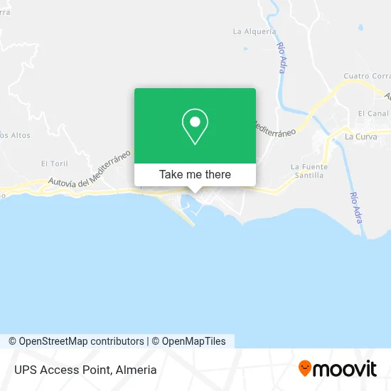 Ups Access Point map