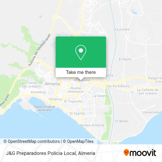 J&G Preparadores Policia Local map