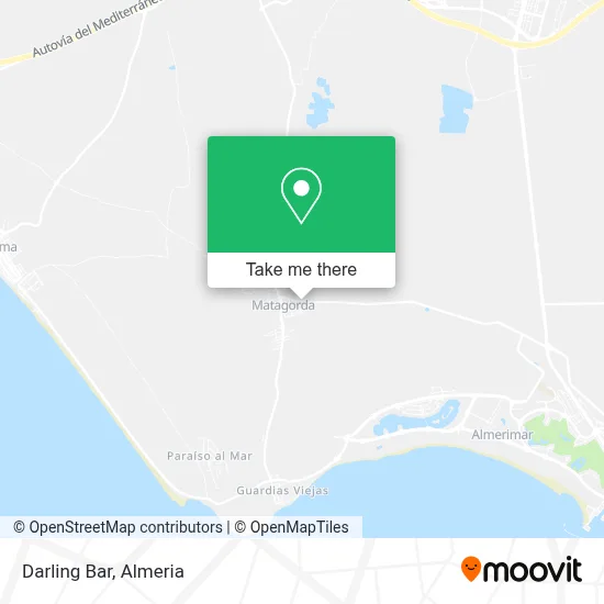 Bar Darling map