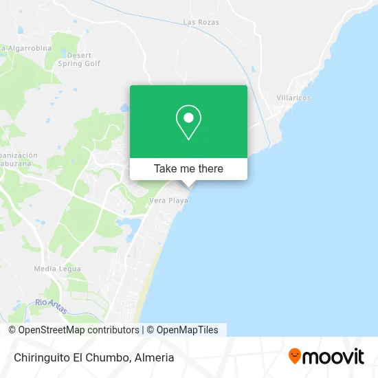 Chiringuito El Chumbo map
