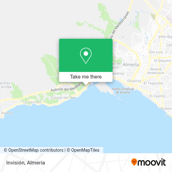 Invisión map