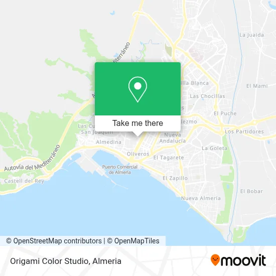 Origami Color Studio map