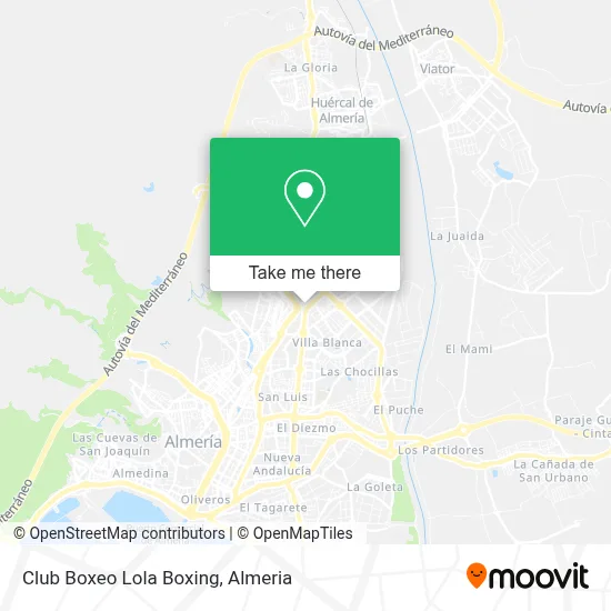 Club Boxeo Lola Boxing map